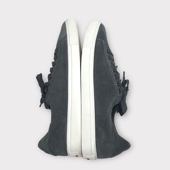 Brooks Brothers Red Fleece Gray Leather Suede  Lace Up Sneakers size 11 - Picture 7 of 13